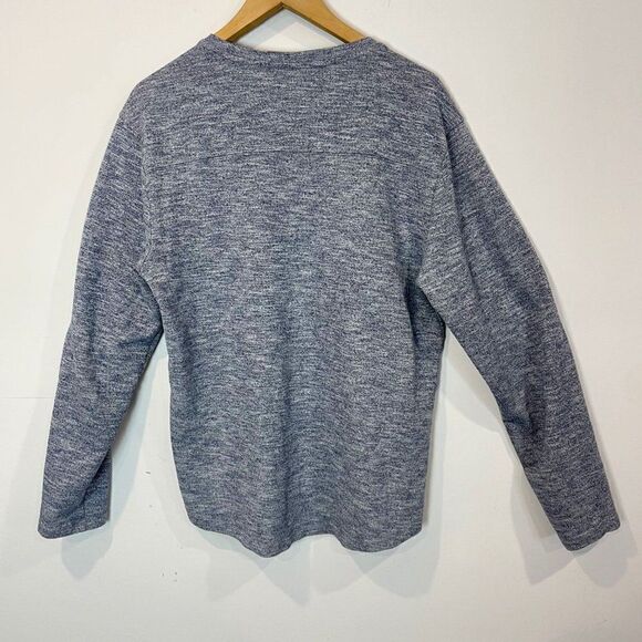 Volcom Blue Sweatshirt Shoulder Pocket Longsleeve - Picture 2 of 10